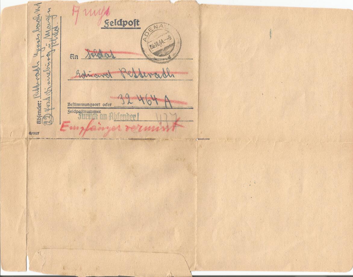 Brief vom 5. Oktober 1944